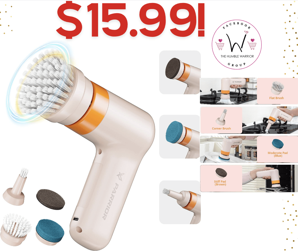 PARRIOR Electric Spin Scrubber!